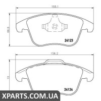 Колодки гальмові дискові Textar 2412301