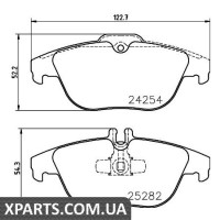 Колодки гальмові дискові Textar 2425401
