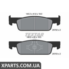 Колодки гальмові дискові Textar 2570201