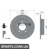 Томрозний диск Textar 92240003