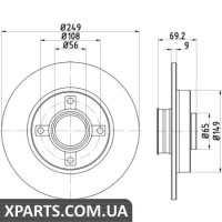 Томрозний диск Textar 92202103