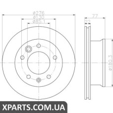 Томрозний диск Textar 92131503