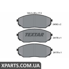 Колодки гальмові дискові Textar 2409201