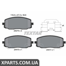 Колодки гальмові дискові Textar 2427501