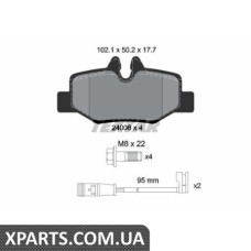 Тормозные колодки дисковые Textar 2400801