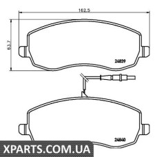 Тормозные колодки дисковые Textar 2483901