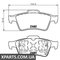 Колодки гальмові дискові Textar 2348202