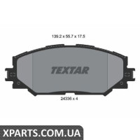 Колодки гальмові дискові Textar 2433601