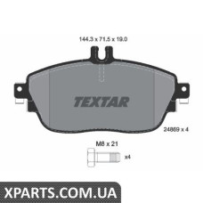 Тормозные колодки дисковые Textar 2486901