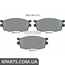 Колодки гальмові дискові Textar 2431701