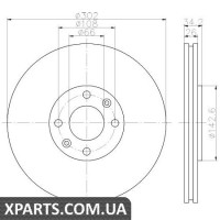 Томрозний диск Textar 92168503