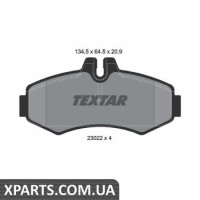 Колодки гальмові дискові Textar 2302201