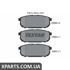 Колодки гальмові дискові Textar 2405801