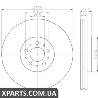 Томрозний диск Textar 92126705