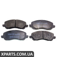 Колодки гальмівні дискові {з пластинами, перед.} Toko T2113044
