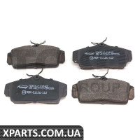 Колодки гальмівні дискові {з пластинами, перед.} Toko T2114062