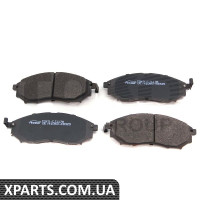 Колодки гальмівні дискові {з пластинами, перед.} Toko T2114078