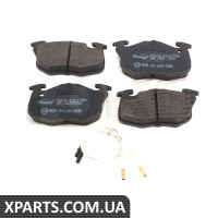 Колодки гальмівні дискові {з пластинами, перед.} Toko T2144005