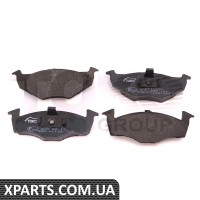 Колодки гальмівні дискові {з пластинами, перед.} Toko T2152034