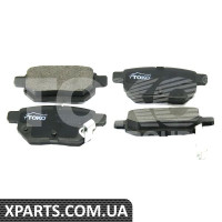 Колодки гальмівні дискові {зад.} Toko T2215035L
