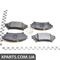 Колодки задні гальмові TOYOTA 0446648140