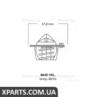 Термостат, охолоджуюча рідина TRISCAN 862010592