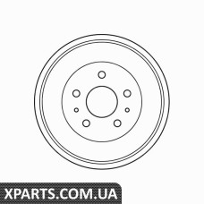 Гальмівний барабан FORD FOCUS II04-TRW DB4392