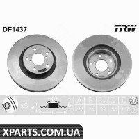 Диск гальмівний SUBARU LEGACY передн. вент. TRW DF1437