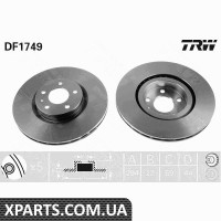 Диск тормозной ALFA ROMEO 156 20-25 V6 97-05 TRW DF1749