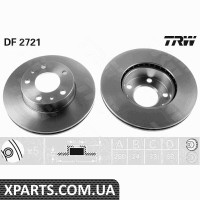 Диск гальмівний CITROEN FIAT PEUGEOT передн. вент. TRW DF2721