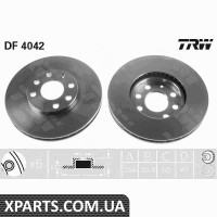 Диск тормозной OPEL ASTRA G вент. TRW DF4042