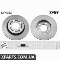 Диск гальмівний VW GOLF IV98-03 TY 4MOTION TRW DF4052