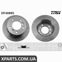Диск тормозной MB SPRINTER VW LT 28-35 задн. TRW DF4088S