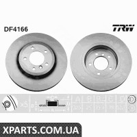 Диск тормозной BMW 3 E4600-05 TRW DF4166