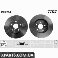 Диск гальмівний TOYOTA CAMRY передн. вент. TRW DF4204