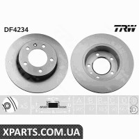 Диск гальмівний NISSAN OPEL RENAULT задн. пр-во TRW TRW DF4234