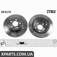 Диск гальмівний MERCEDES W211 E-KLASA02-09 TY TRW DF4270