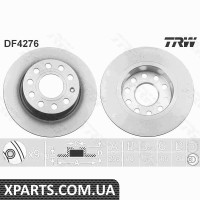 Диск гальмівний SKODA YETI VW GOLF VI задн. TRW DF4276