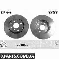 Диск гальмівний TOYOTA AYGO TRW DF4469