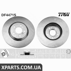 Диск тормозной MERCEDES W164 ML-KLASA05- TRW DF4471S