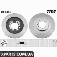 Диск гальмівний TRW DF4485