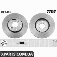 Диск гальмівний HONDA CIVIC передн. вент. TRW DF4486