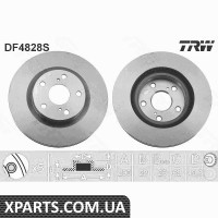 Диск гальмівний TOYOTA AURIS передн. TRW DF4828S