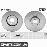 Диск гальмівний TRW DF4855S