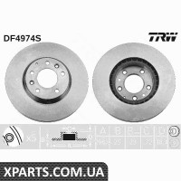 Диск тормозной MAZDA 6 передн. TRW DF4974S