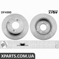 Диск гальмівний HYUNDAI SONATA05-10 TY TRW DF4980