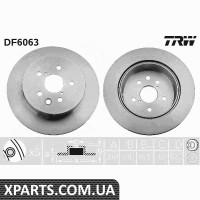 Диск гальмівний LEXUS GS30043005TY TRW DF6063