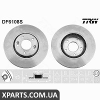 Диск гальмівний TRW DF6108S