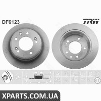 Диск гальмівний KIA CEED TRW DF6123