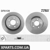 Диск тормозной FORD FOCUS TRW DF6139
